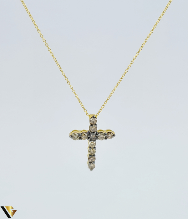 Lant cu Pandantiv Aur 18k, Diamante 0.36 ct [1]