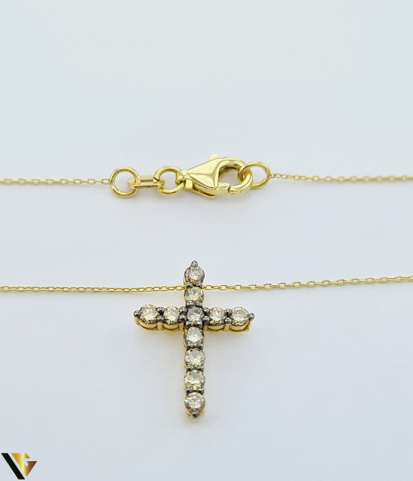 Lant cu Pandantiv Aur 18k, Diamante 0.36 ct [3]