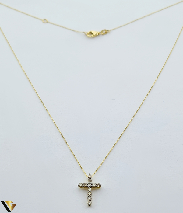 Lant cu Pandantiv Aur 18k, Diamante 0.32 ct [4]