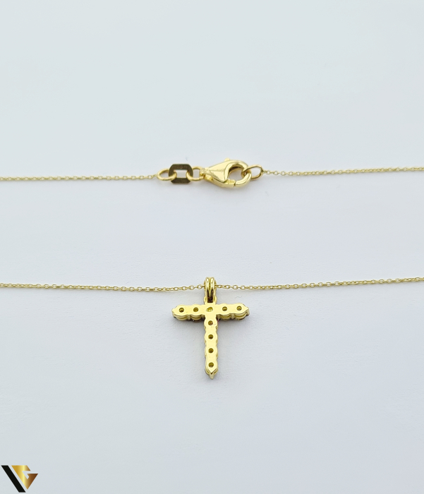 Lant cu Pandantiv Aur 18k, Diamante 0.32 ct [5]