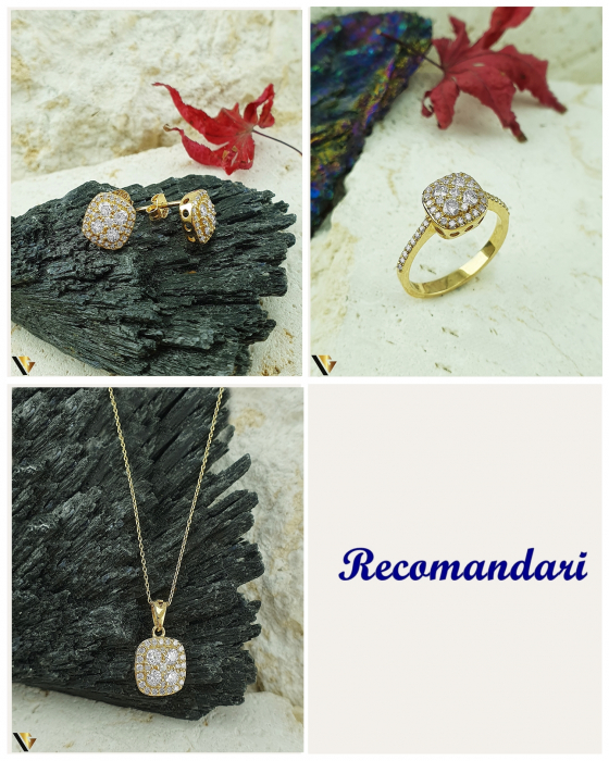 Lant cu Pandantiv Aur 18k, Diamante 0.45 ct [3]