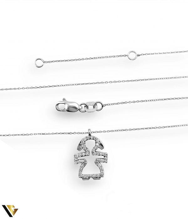 Lant cu Pandantiv, Aur 18k, Diamante de 0.17 ct [2]