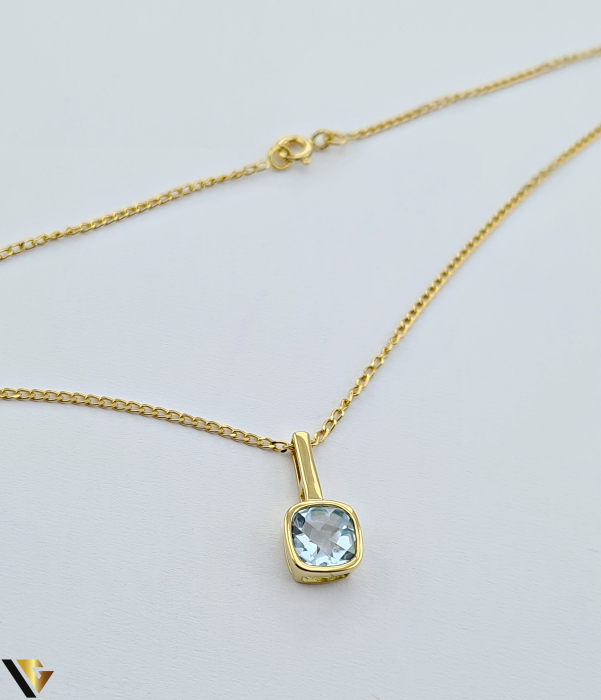Lant cu Pandantiv Aur 18k, Topaz [2]