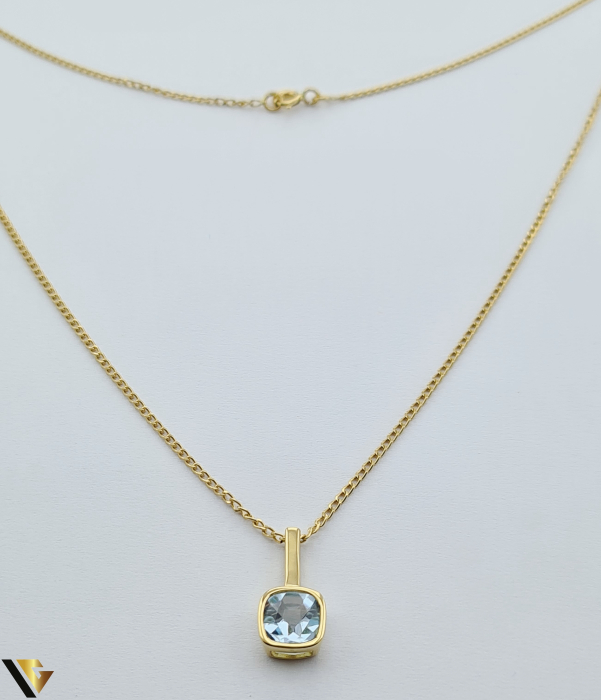 Lant cu Pandantiv Aur 18k, Topaz [1]
