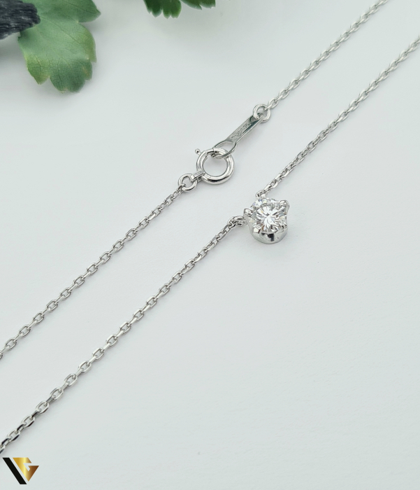 Lant cu Pandantiv Platina 850, Diamant 0.36 ct [2]