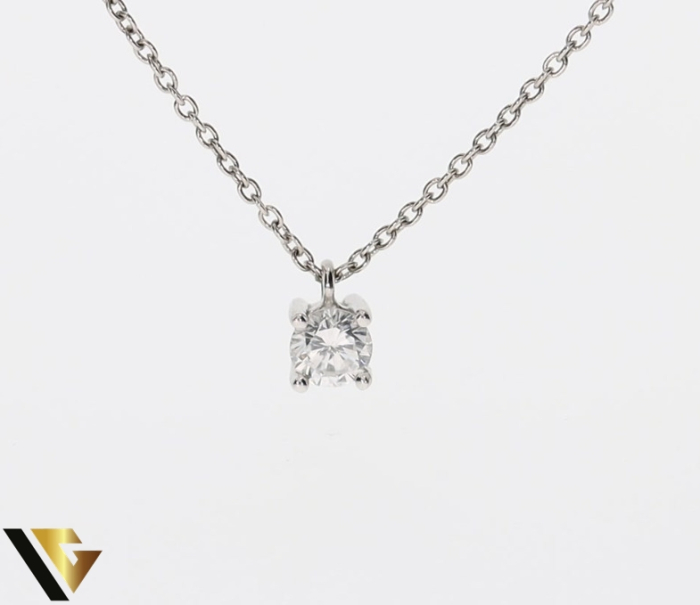 Lant cu Pandantiv Platina 950, Diamant 0.20 ct [2]
