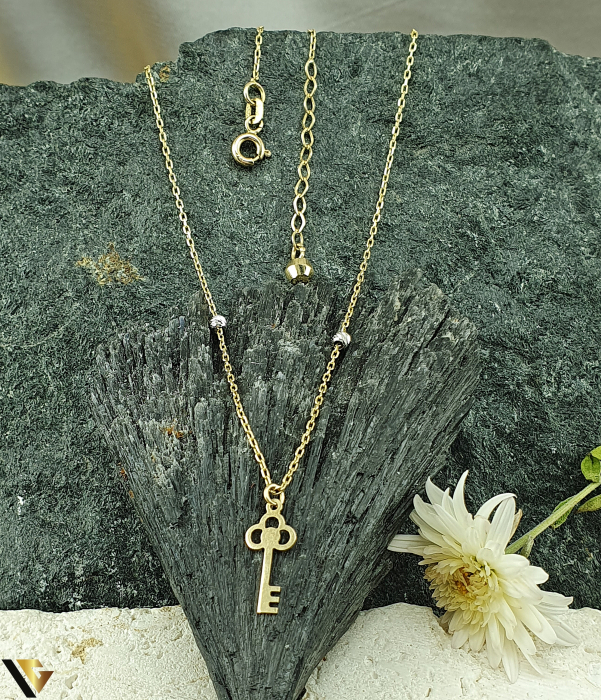 Lant cu Pandantive Aur 14k, Cheie [1]
