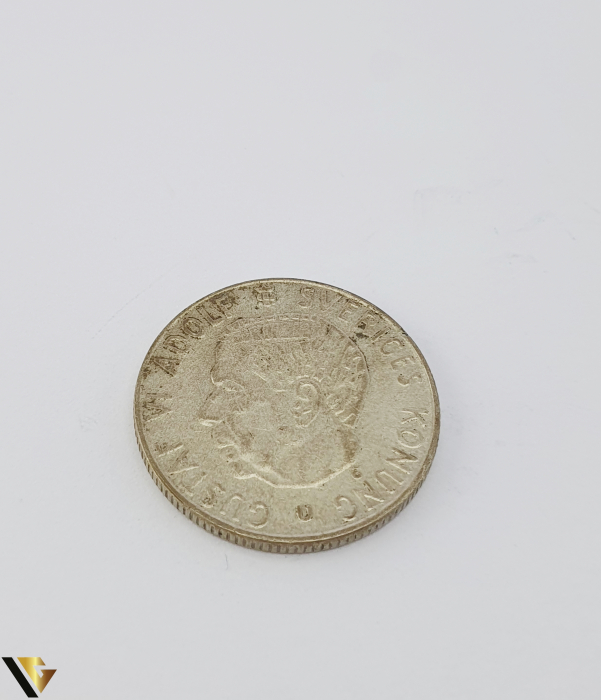 Moneda Argint, 1 Coroana Suedeza [1]