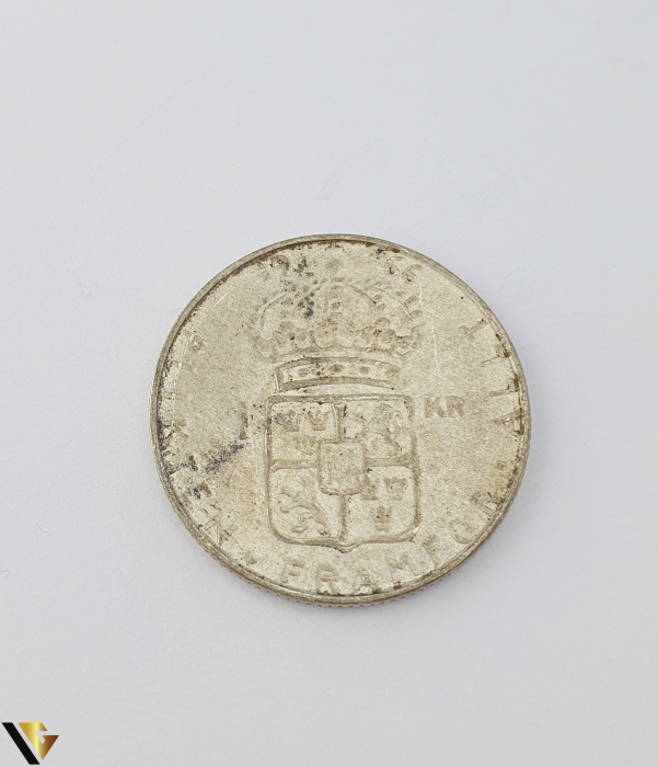 Moneda Argint, 1 Coroana Suedeza [2]