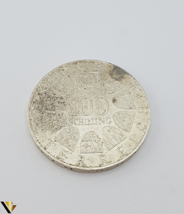 Moneda Argint, 100 Schilling [1]