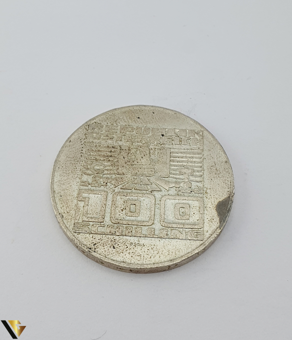 Moneda Argint, 100 Siling [1]