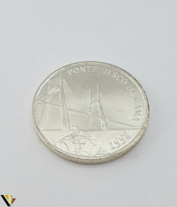 Moneda Argint, 500 Escudos,  Vasco da Gama Bridge PORTUGALIA [2]