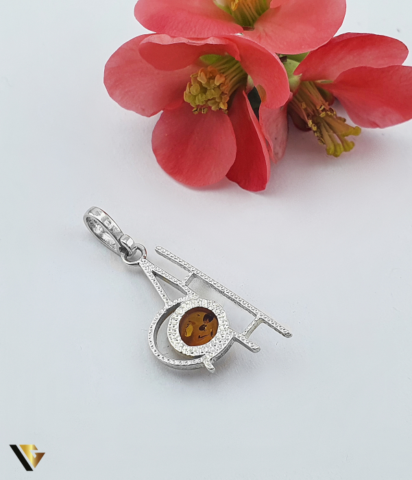 Pandantiv Argint 925, Chihlimbar [3]