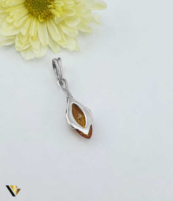 Pandantiv Argint 925,Chihlimbar [2]