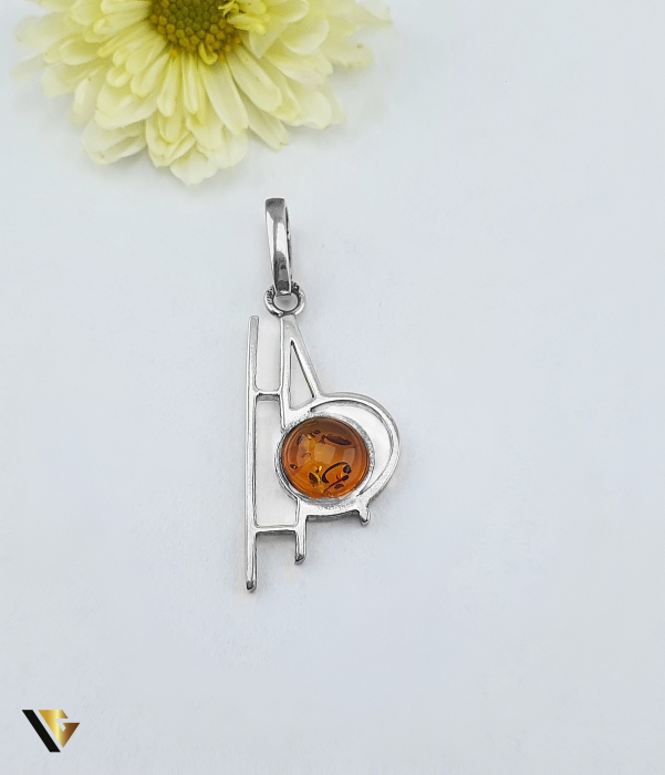 Pandantiv Argint 925, Chihlimbar [1]