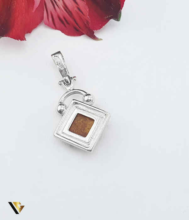 Pandantiv Argint 925, Chihlimbar [2]