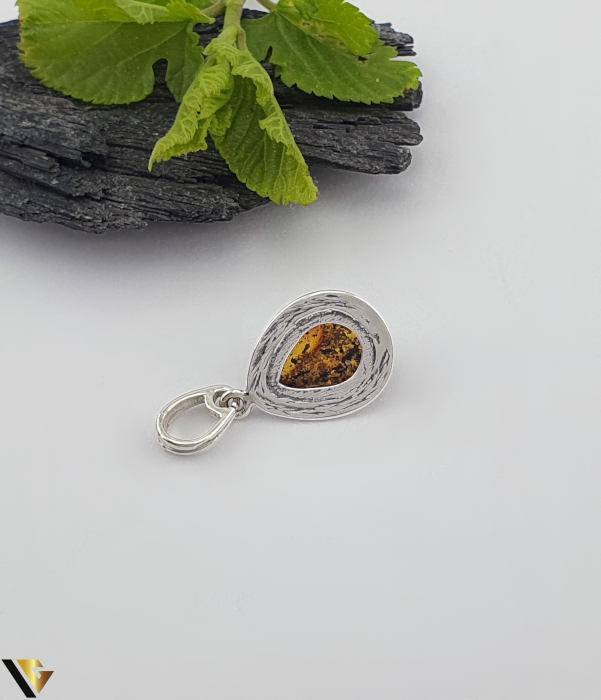 Pandantiv  Argint 925, Chihlimbar [2]