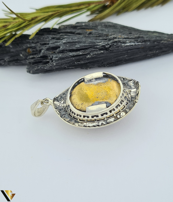 Pandantiv Argint 925 ,Cuartz Roz [2]