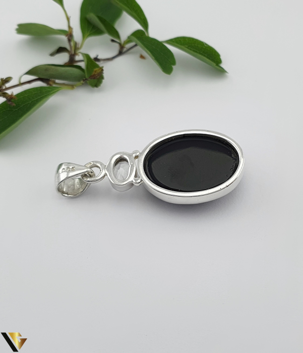 Pandantiv Argint 925, Onix si Topaz [2]
