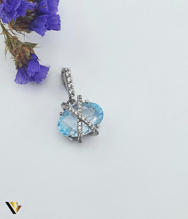 Pandantiv Argint 925, Topaz [1]