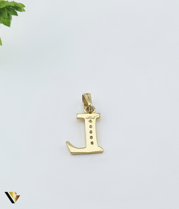 Pandantiv Aur 14k , Initiala L [2]