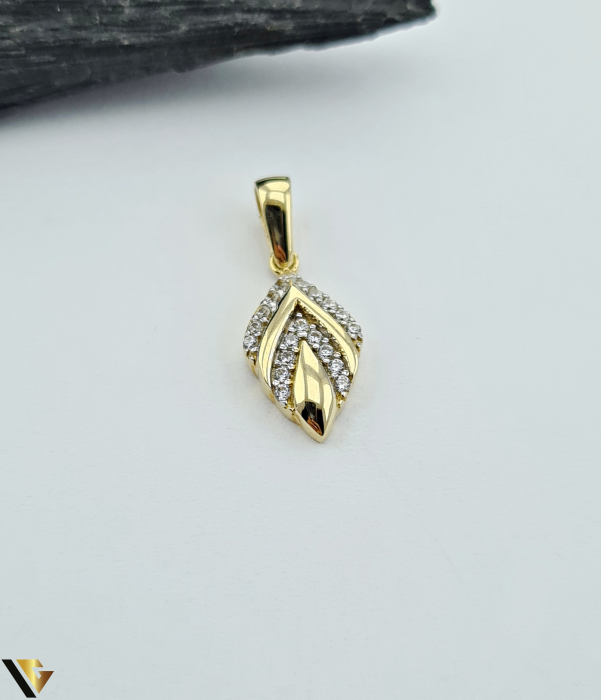 Pandantiv Aur 14k, Zirconiu [1]