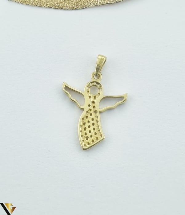 Pandantiv aur 14k Greutate: 1.32 grame Lungime: 24.20 mm ( cu anou ) Latime:16.45 mm Marcaj / Titlu: " 585 " Locatie: HARLAU 0723 353 111 [2]