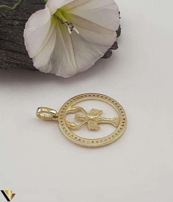 Pandantiv Aur 14K, Zodia Rac [2]