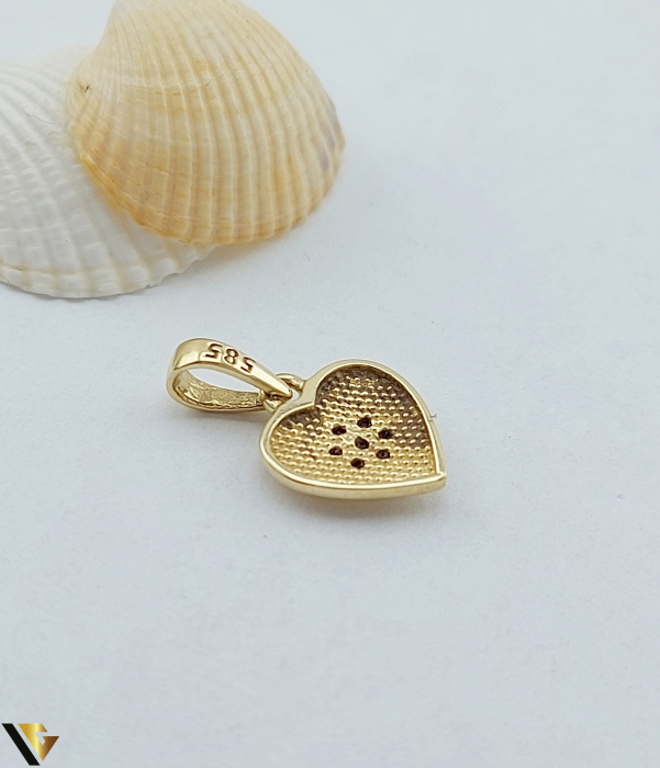 Pandantiv Aur 14K, Zirconiu [2]