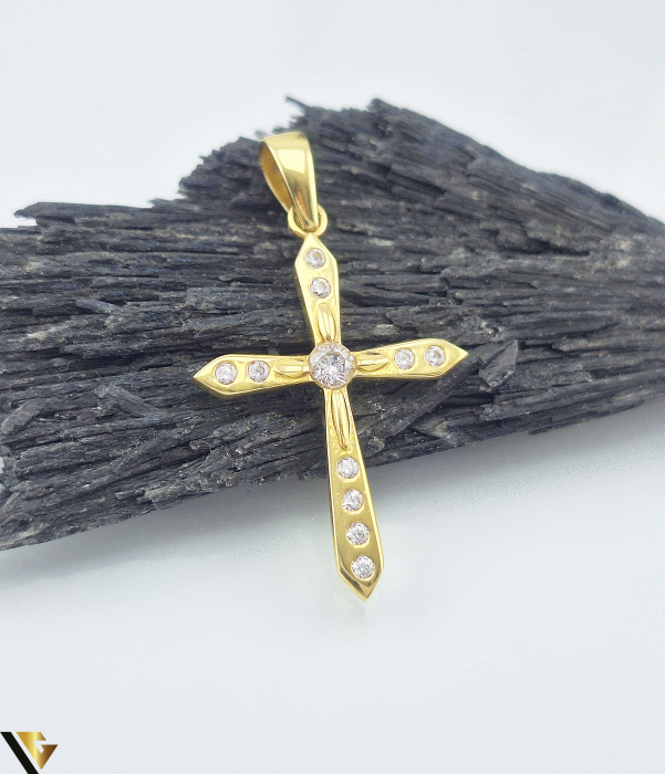 Pandantiv Aur 14K,  Zirconiu [1]