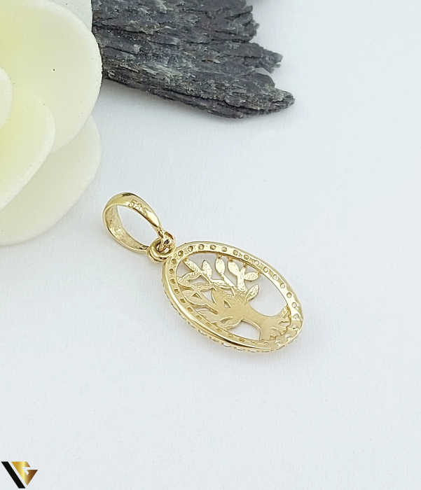 Pandantiv Aur 14K, Cristale de zirconiu [2]