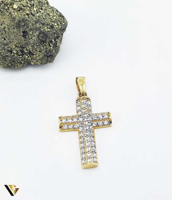 Pandantiv Aur 14k, Cruce [1]