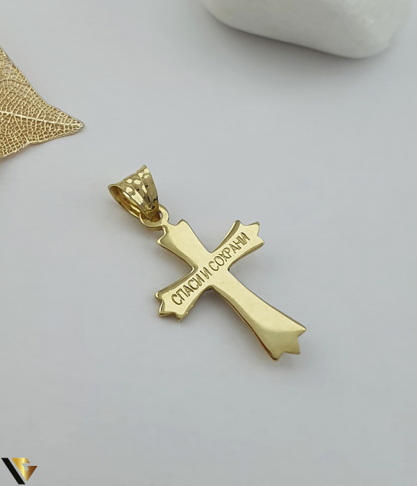 Pandantiv Aur 14K, Cruce [2]