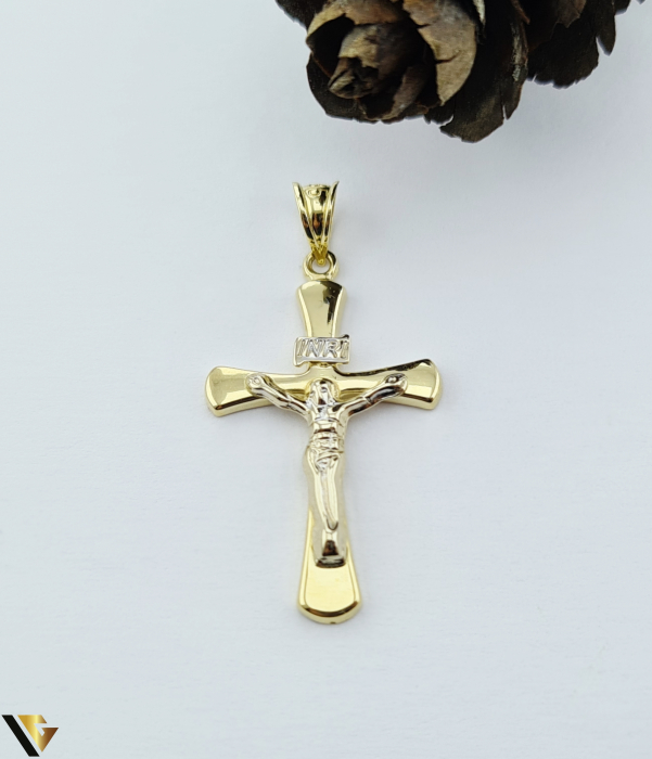 Pandantiv aur 14k,Cruce 1.26g [1]