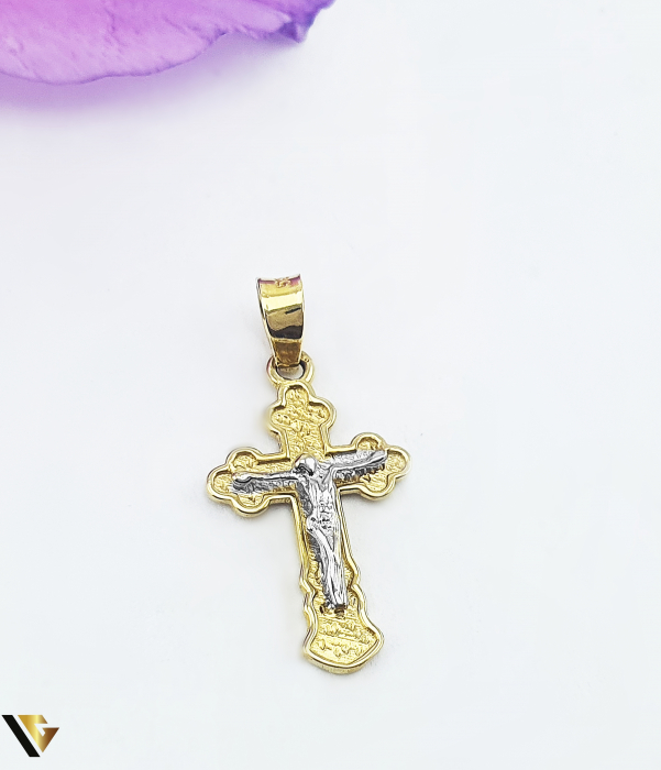 Pandantiv Aur 14k, Cruce [1]