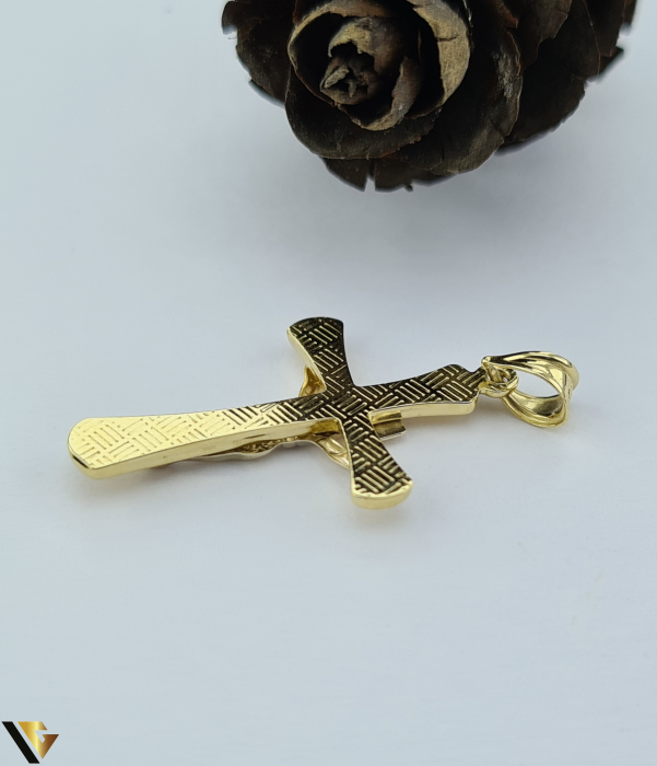 Pandantiv aur 14k,Cruce 1.26g [2]