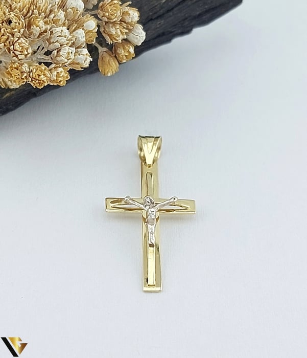 Pandantiv Aur 14K, Cruce [1]