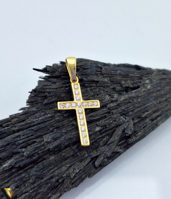 Pandantiv Aur 14k, Cruce [1]