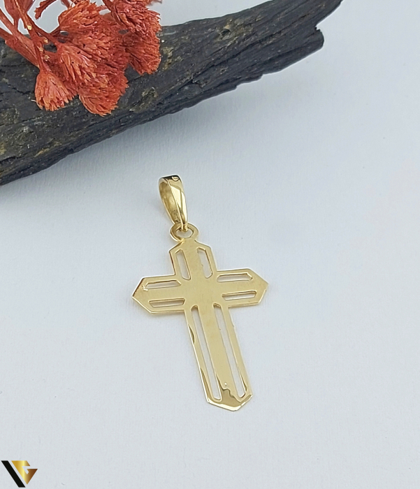 Pandantiv Aur 14K, Cruce [1]