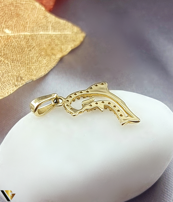 Pandantiv Aur 14K, Delfin [2]