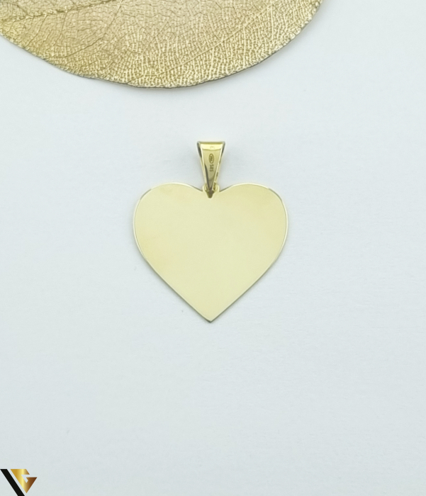 Pandantiv aur 14k Greutate: 2.55 grame Lungime: 30.56 mm ( cu anou ) Latime: 24.70 mm Marcaj / Titlu: " 585 " Locatie: HARLAU 0723 353 111 [2]