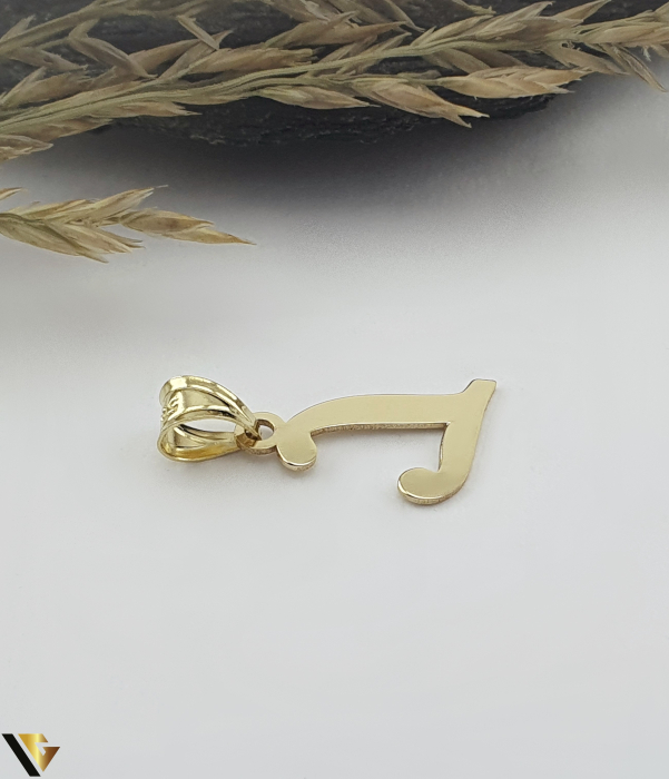 Pandantiv Aur 14k, Initiala L [2]