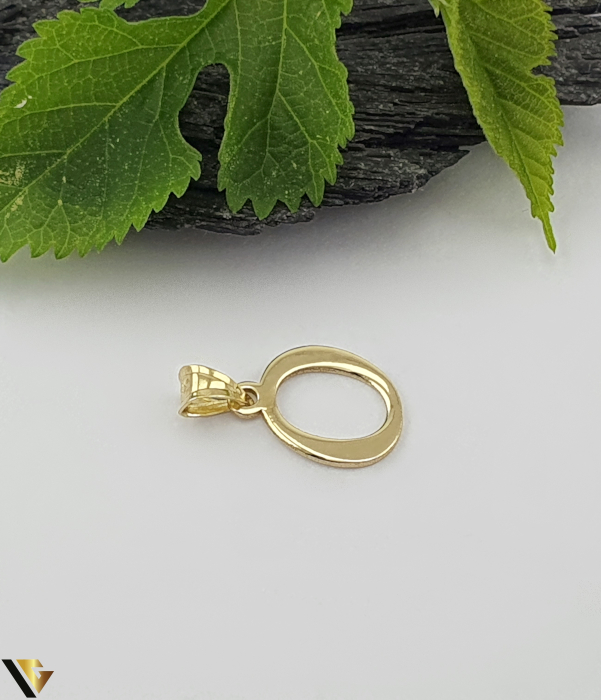 Pandantiv Aur 14k, Initiala O [2]