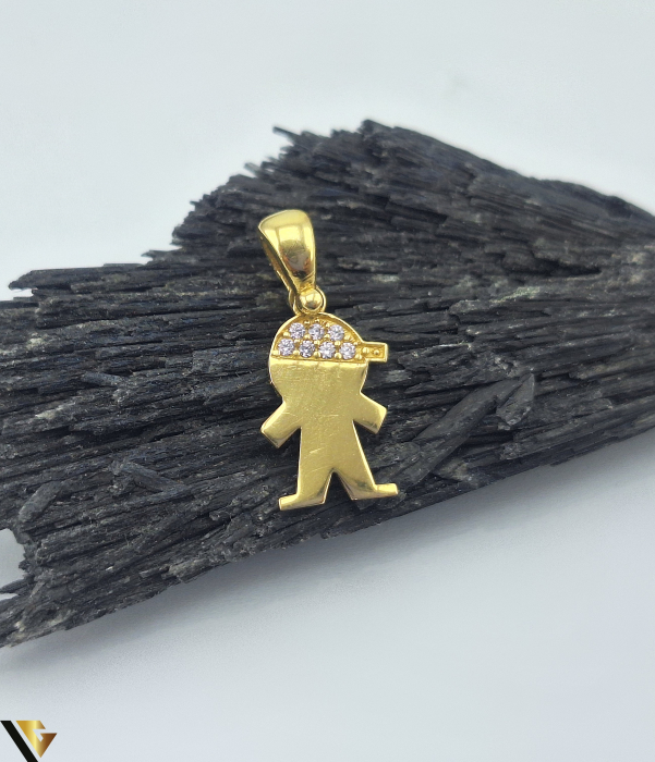 Pandantiv Aur 14K,  Zirconiu [1]