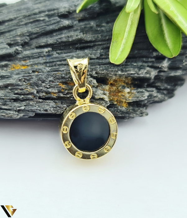 Pandantiv aur 14k,Onix 1.56g [1]