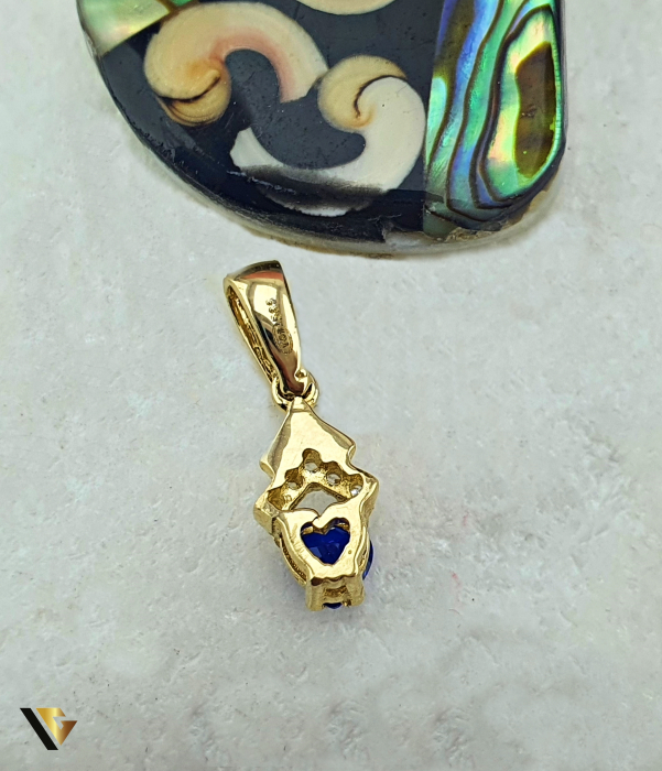 Pandantiv Aur 14K, Spinel [2]