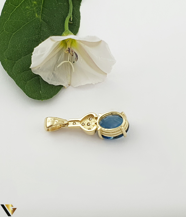 Pandantiv Aur 14K,Topaz [2]