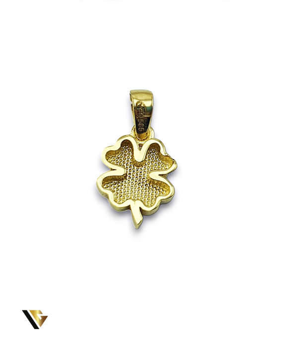 Pandantiv Aur 14k,Trifoi [2]