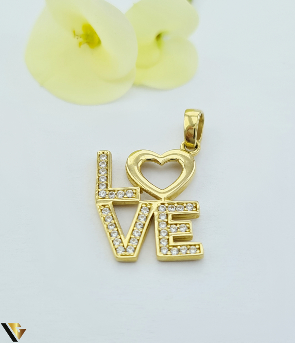 Pandantiv Aur 14k, Zirconiu [1]