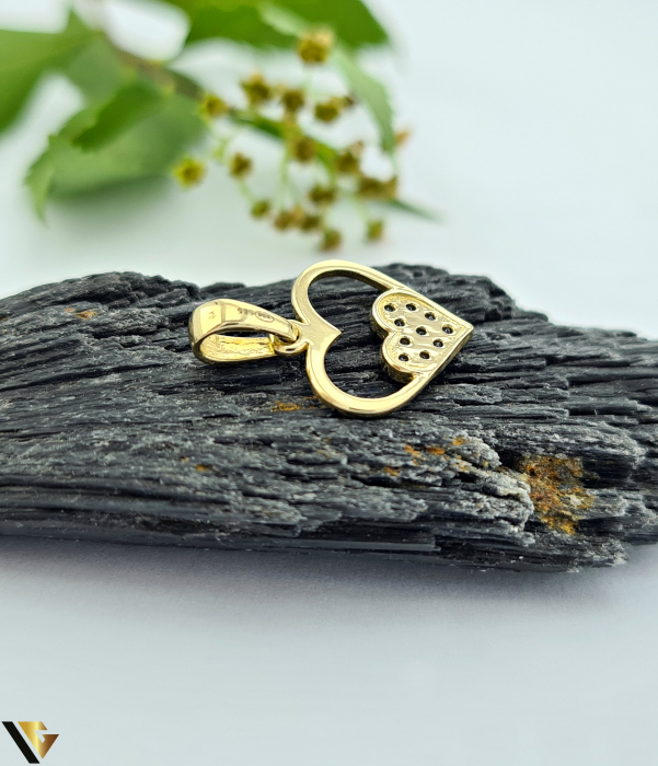 Pandantiv Aur 14k, Zirconiu [2]